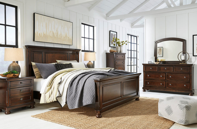 Porter Rustic Brown Panel Bedroom Set - Gate FurnitureBedroom Set