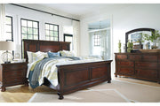 Porter Rustic Brown Queen Panel Bed - Gate FurnitureQueen Bed