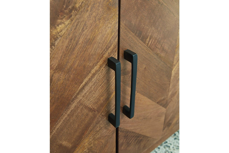 Prattville Brown Accent Cabinet - Gate FurnitureCabinet