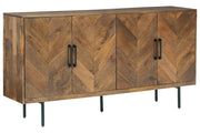 Prattville Brown Accent Cabinet - Gate FurnitureCabinet