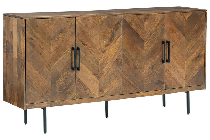 Prattville Brown Accent Cabinet - Gate FurnitureCabinet