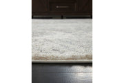 Precia Gray/Cream 7'10" x 10'6" Rug - Gate FurnitureRugs