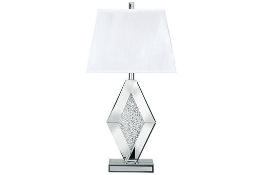Prunella Silver Finish Table Lamp - Gate FurnitureTable Lamp