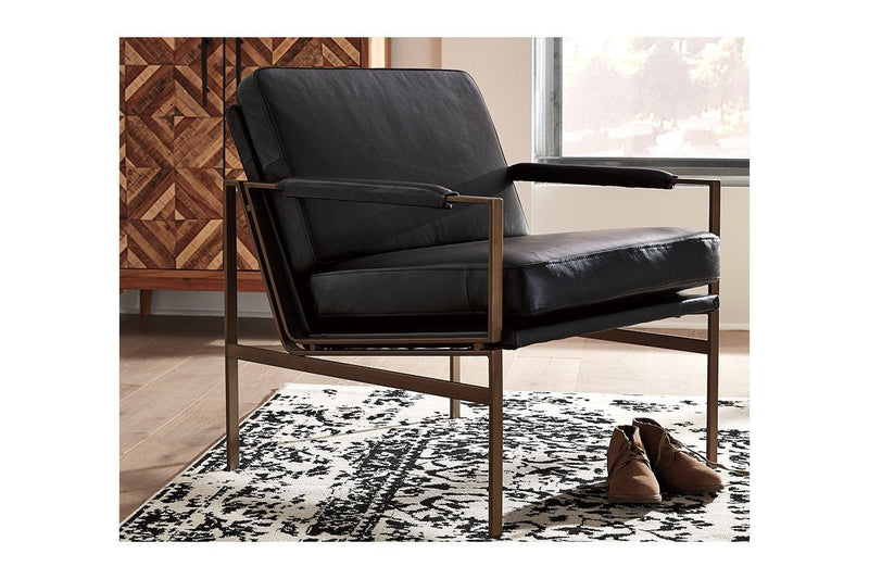 Puckman Black Accent Chair - Gate FurnitureAccent Chair