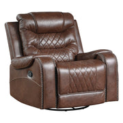 Putnam Brown Reclining Living Room Set - Gate FurnitureLiving Room Set