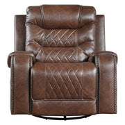 Putnam Brown Reclining Living Room Set - Gate FurnitureLiving Room Set