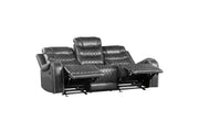 Putnam Gray Reclining Living Room Set - Gate FurnitureLiving Room Set