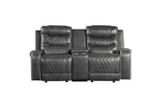 Putnam Gray Reclining Living Room Set - Gate FurnitureLiving Room Set