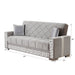 Queens 84 in. Convertible Sleeper Sofa in Gray with Storage - SB-QUEENS-2022 - Gate Furniture