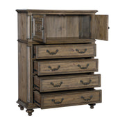Rachelle Weathered Pecan Bedroom Set - Gate FurnitureBedroom Set