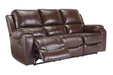 Rackingburg Mahogany Reclining Sofa - U3330188 - Gate Furniture