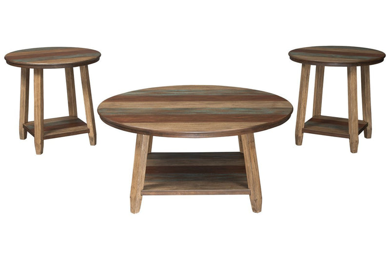 Raebecki Multi Table (Set of 3) - Gate FurnitureOccasional Table Set