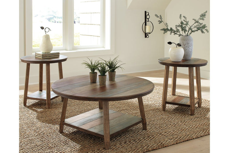 Raebecki Multi Table (Set of 3) - Gate FurnitureOccasional Table Set