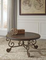 Rafferty Dark Brown Coffee Table - T382-8 - Gate Furniture
