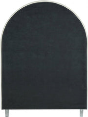 Rainbow Velvet Twin Bed Cream - Gate FurnitureTwin Bed