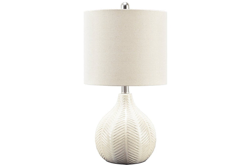 Rainermen Off White Table Lamp - Gate FurnitureTable Lamp