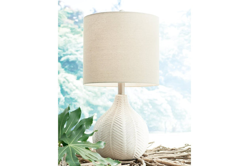 Rainermen Off White Table Lamp - Gate FurnitureTable Lamp