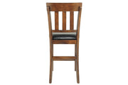 Ralene Medium Brown Counter Height Bar Stool (Set of 2) - Gate FurnitureBarstool