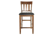 Ralene Medium Brown Counter Height Bar Stool (Set of 2) - Gate FurnitureBarstool