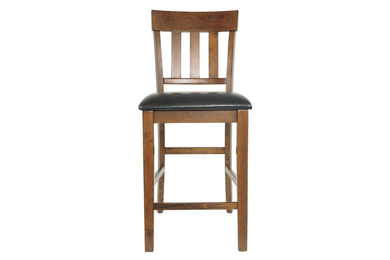 Ralene Medium Brown Counter Height Bar Stool (Set of 2) - Gate FurnitureBarstool