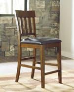 Ralene Medium Brown Counter Height Bar Stool (Set of 2) - Gate FurnitureBarstool