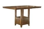 Ralene Medium Brown Counter Height Dining Extension Table - Gate FurnitureCounter Height Table