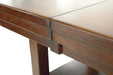 Ralene Medium Brown Counter Height Dining Extension Table - D594-42 - Gate Furniture