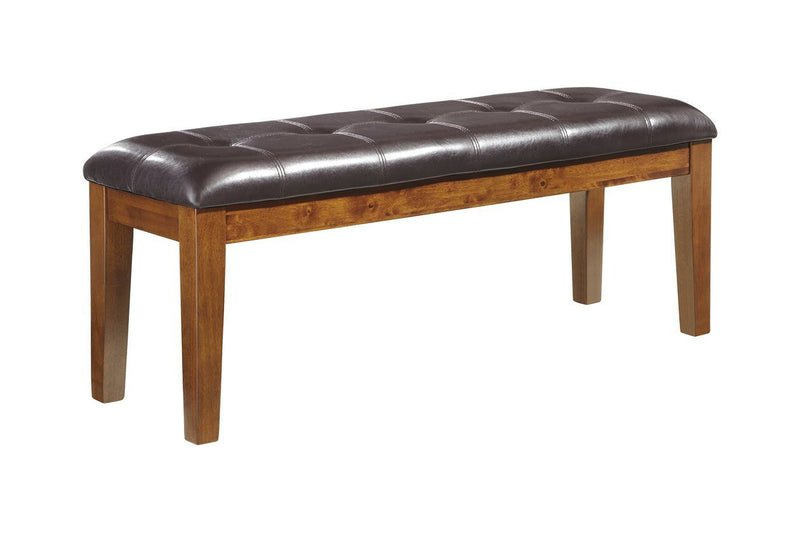 Ralene Medium Brown Dining Bench - Gate FurnitureAccent Bench