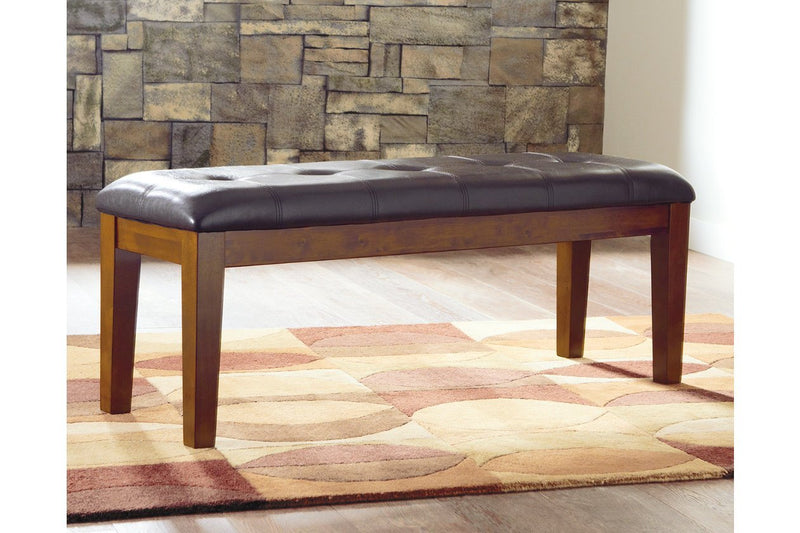 Ralene Medium Brown Dining Bench - Gate FurnitureAccent Bench