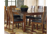 Ralene Medium Brown Dining Extension Table - Gate FurnitureDining Table