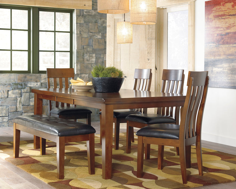 Ralene Medium Brown Extendable Dining Set - Gate FurnitureDining Room Set
