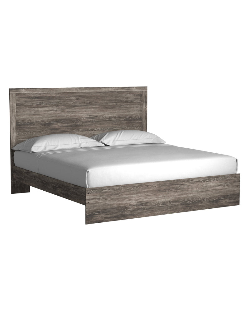 Ralinksi Gray King Panel Bed - Gate FurnitureKing Bed
