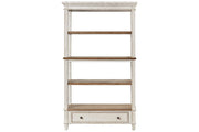 Realyn Brown/White 75" Bookcase - Gate FurnitureBookcases