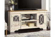 Realyn Chipped White 74" TV Stand - Gate FurnitureTV Stand