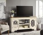 Realyn Chipped White 74" TV Stand - Gate FurnitureTV Stand