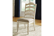 Realyn Chipped White Dining Chair (Set of 2) - Gate FurnitureDining Chair