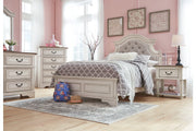 Realyn Chipped White Full Panel Bed - Gate FurnitureFull Bed