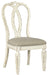 Realyn Chipped White Oval Dining Room Set - Gate Furniture