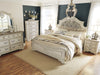 Realyn Chipped White Panel Bedroom Set - Gate Furniture