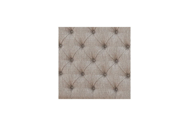 Realyn Chipped White Queen Upholstered Panel Bed - Gate FurnitureQueen Bed