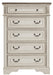 Realyn Chipped White Storage Panel Bedroom Set - Gate Furniture