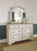 Realyn Chipped White Storage Panel Bedroom Set - Gate Furniture