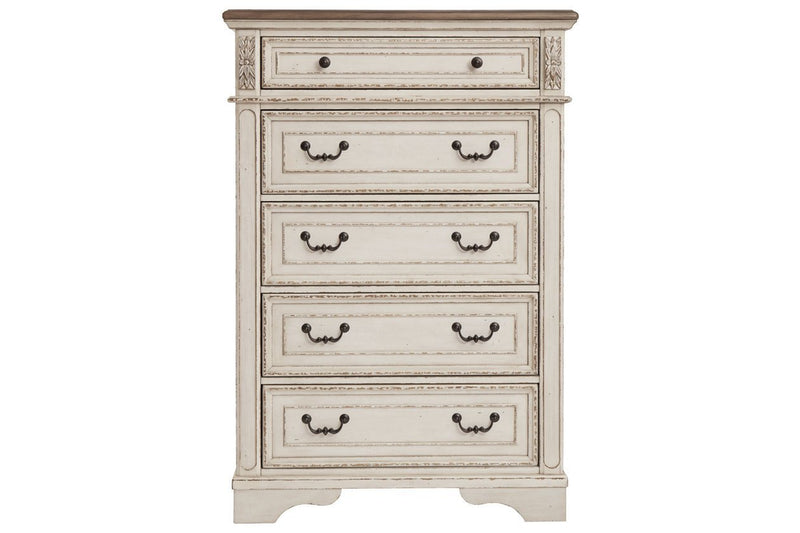 Realyn Two - tone Chest of Drawers - Gate FurnitureChest