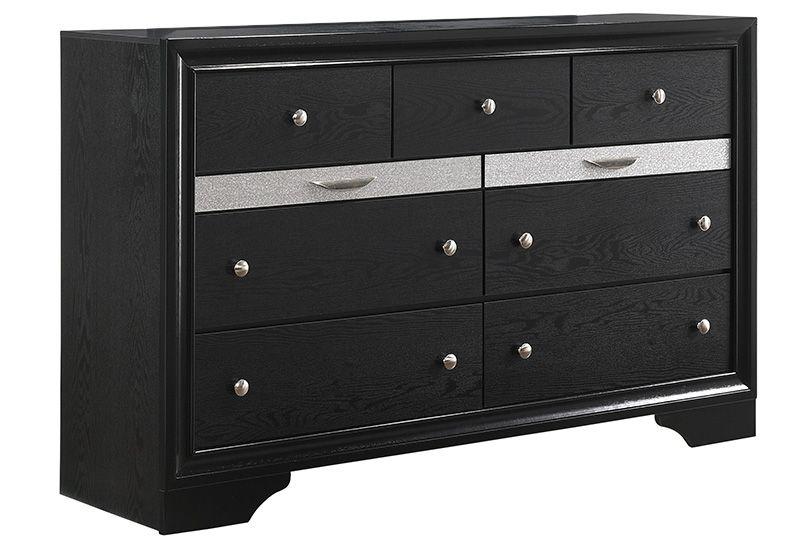 Regata Black Dresser - B4670-1 - Gate Furniture