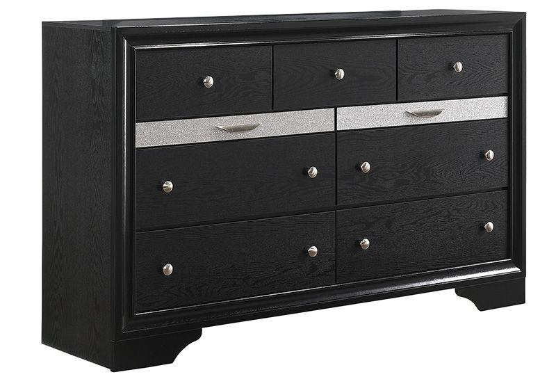 Regata Black Dresser - Gate FurnitureDresser