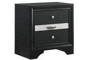 Regata Black Nightstand - Gate FurnitureNightstand