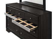 Regata Black/Silver Storage Platform Bedroom Set - Gate FurnitureBedroom Set