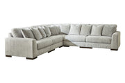 Regent Park Pewter 5 - Piece Sectional - Gate FurnitureSectional