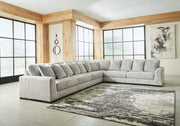 Regent Park Pewter 6 - Piece Sectional - Gate FurnitureSectional