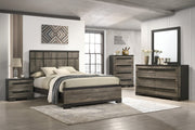 Remington Brown/Gray Panel Bedroom Set - Gate FurnitureBedroom Set